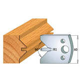 CMT 690.071 PROFILE KNIVES FOR INSERT SHAPER SYSTEM SP 1-37/64”x5/32”  (40x4mm)
